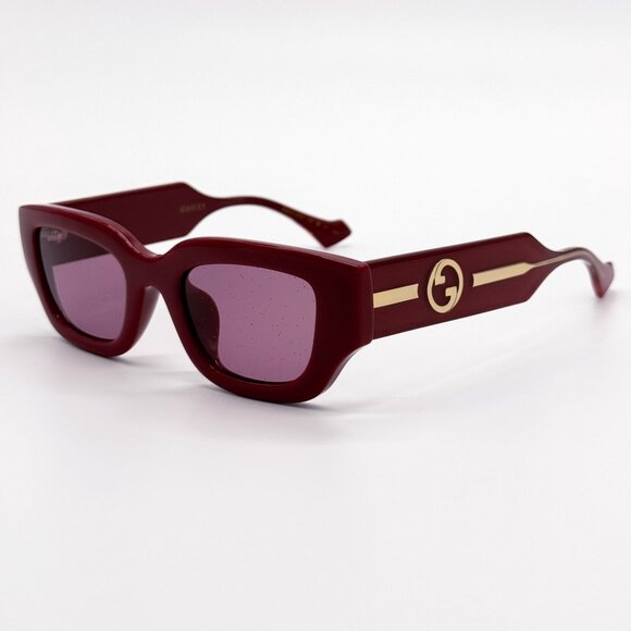 NEW GUCCI SUNGLASSES GG1558SK 005 BURGUNDY WOMEN EYEWEAR GUCCI main image 6